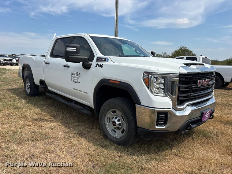 image for item FN3738 2021 GMC Sierra 2500 Crew Cab pickup truck