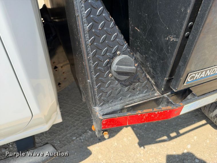 image for item FN3740 2021 GMC Sierra 3500 Crew Cab flatbed pickup truck