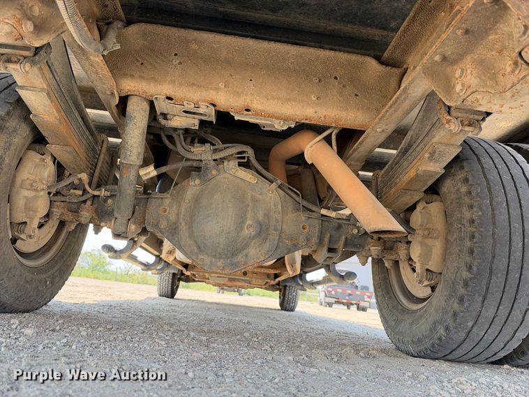 image for item FN3740 2021 GMC Sierra 3500 Crew Cab flatbed pickup truck