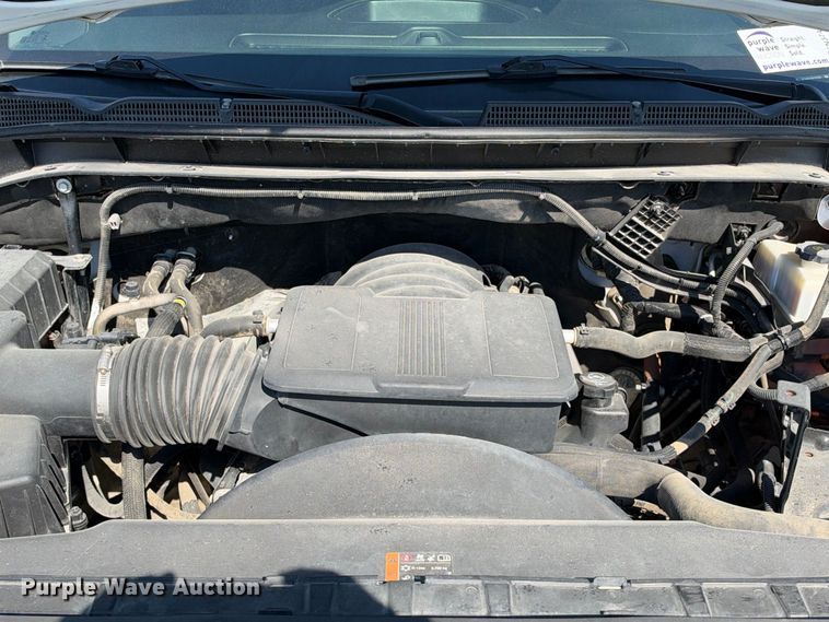 image for item FN3741 2021 GMC Sierra 3500 4X4 Crew Cab flatbed pickup truck