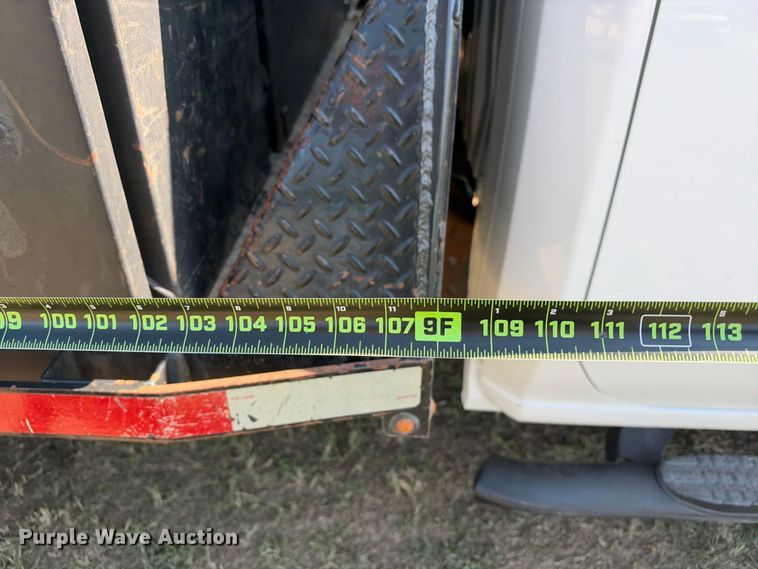 image for item FN3744 2021 GMC Sierra 3500 4X4 Crew Cab flatbed pickup truck