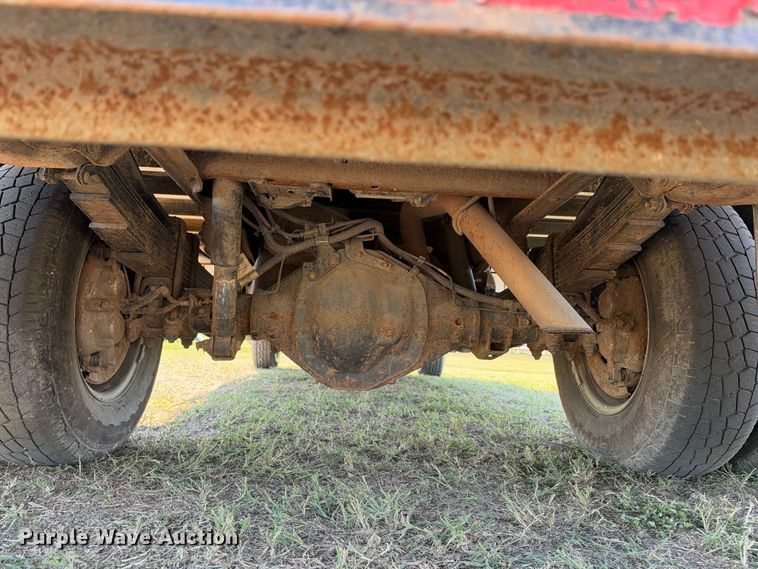 image for item FN3744 2021 GMC Sierra 3500 4X4 Crew Cab flatbed pickup truck