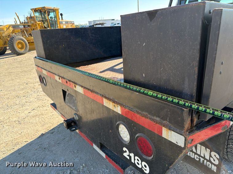 image for item FN3746 2021 GMC Sierra 3500HD 4X4 Crew Cab flatbed pickup truck