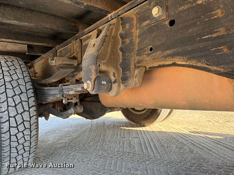 image for item FN3746 2021 GMC Sierra 3500HD 4X4 Crew Cab flatbed pickup truck