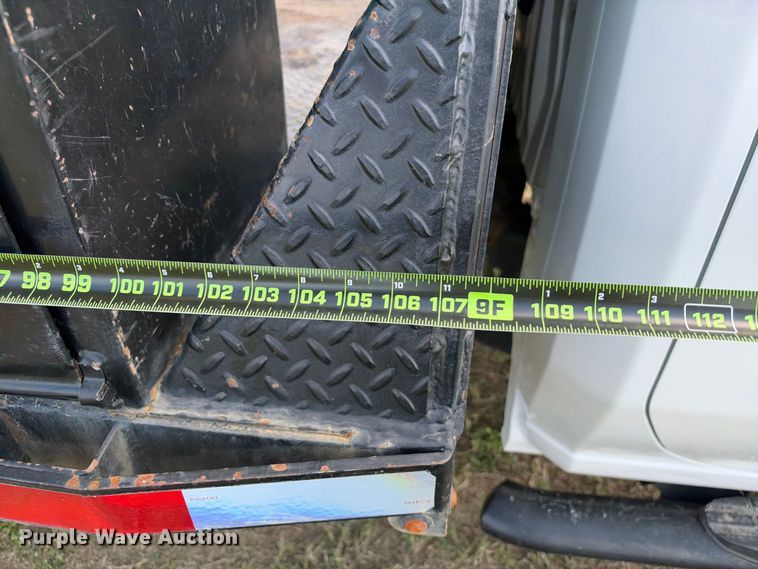 image for item FN3748 2021 GMC Sierra 3500 4X4 Crew Cab flatbed pickup truck