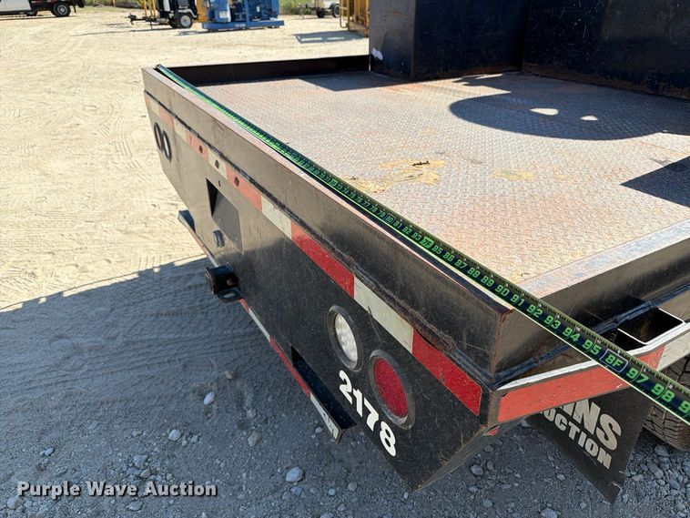 image for item FN3750 2021 GMC Sierra 3500HD 4X4 Crew Cab flatbed pickup truck