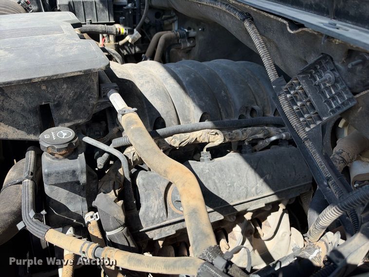image for item FN3751 2021 GMC Sierra 3500 4X4 Crew Cab flatbed pickup truck