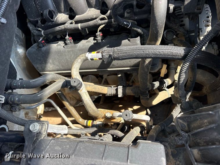 image for item FN3753 2021 GMC Sierra 3500 Crew Cab flatbed pickup truck