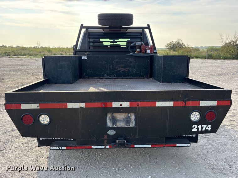 image for item FN3756 2021 GMC Sierra 3500 Crew Cab flatbed pickup truck