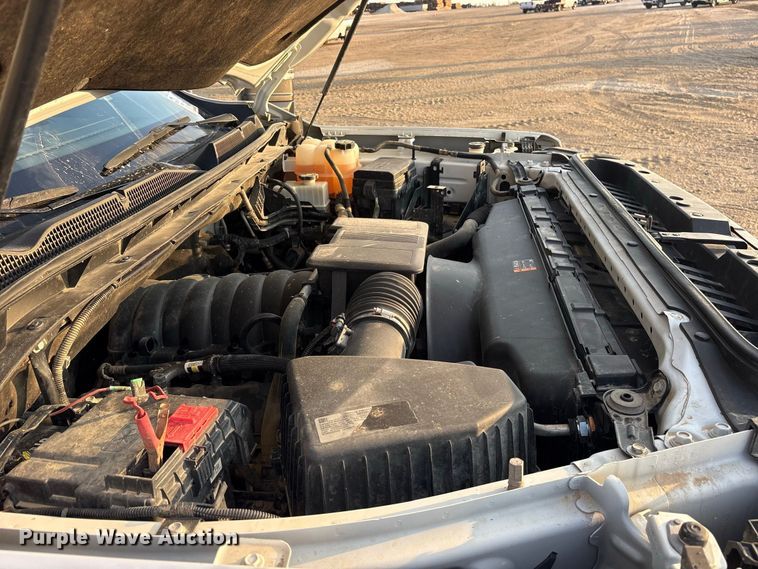 image for item FN3756 2021 GMC Sierra 3500 Crew Cab flatbed pickup truck