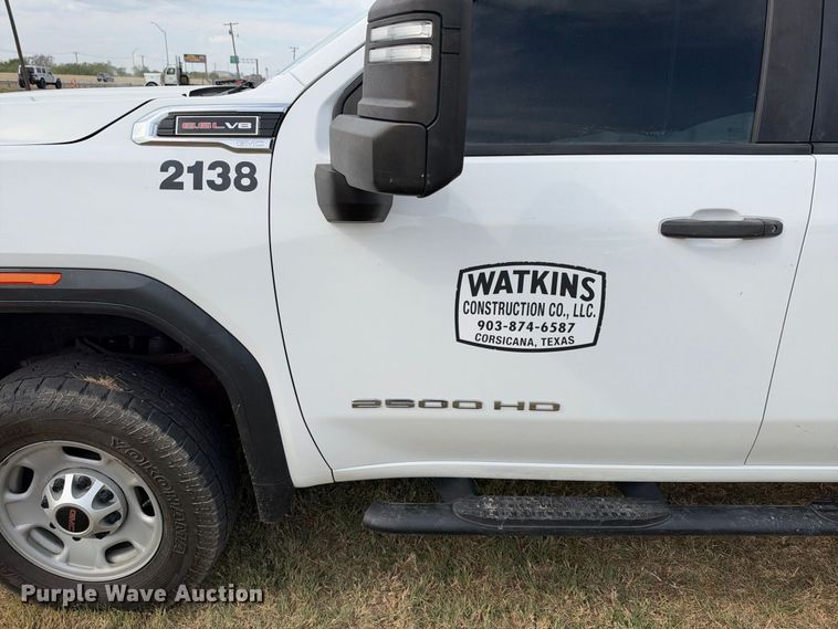 image for item FN3758 2021 GMC Sierra 2500 Crew Cab pickup truck