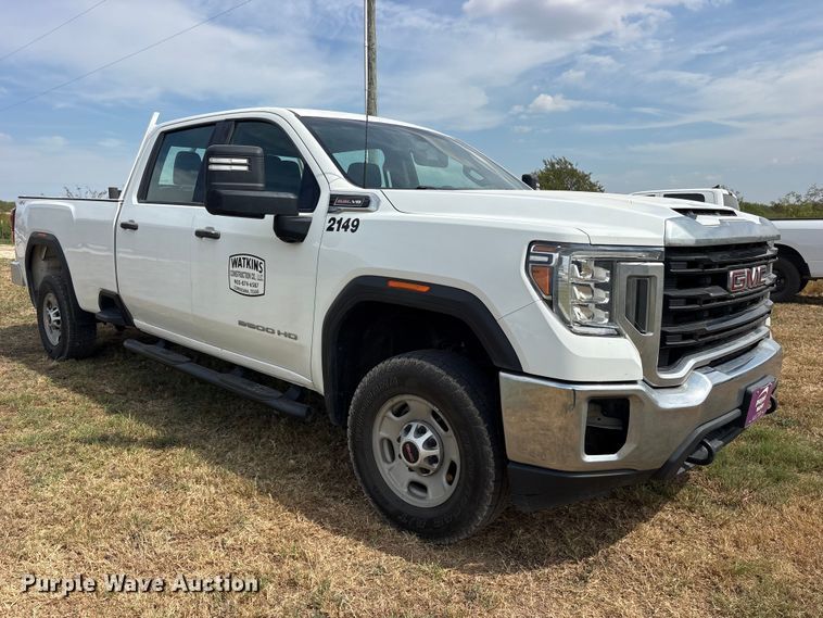 image for item FN3766 2021 GMC Sierra 2500 Crew Cab pickup truck