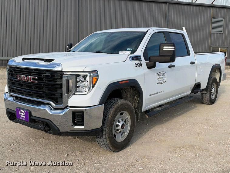 image for item FN3767 2021 GMC Sierra 2500 4X4 Crew Can pickup truck