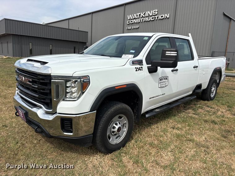 image for item FN3769 2021 GMC Sierra Crew Cab pickup truck