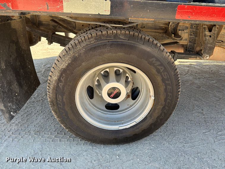 image for item FN3781 2021 GMC Sierra 3500HD 4X4 Crew Cab flatbed pickup truck