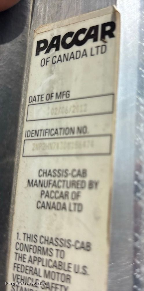 image for item FN3784 2012 Peterbilt 337 fuel / lube truck