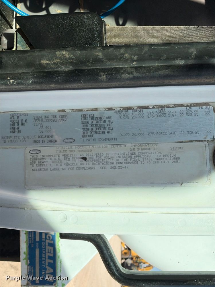 1999 Sterling L7500