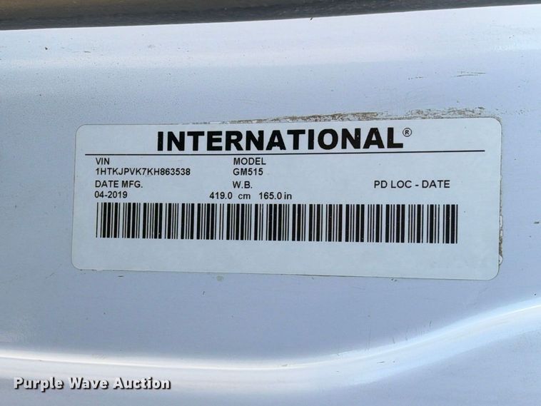 image for item FN3787 2019 Chevrolet Silverado 4500HD 4X4 mechanics truck