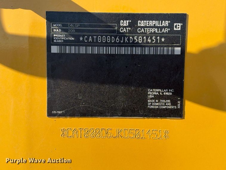 image for item FN3794 2024 Caterpillar D6 LGP VP dozer