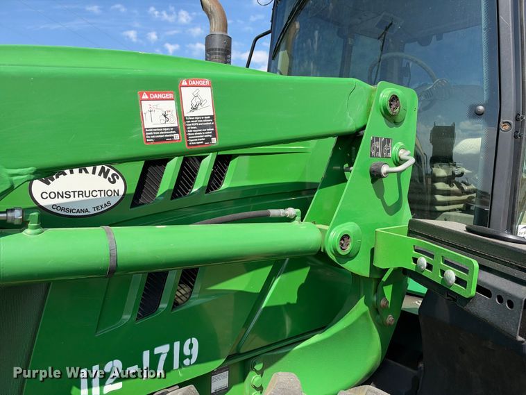 image for item FN3799 2015 John Deere 6125M MFWD tractor