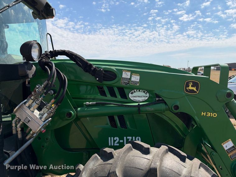 image for item FN3799 2015 John Deere 6125M MFWD tractor
