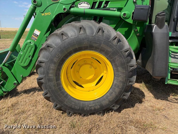 image for item FN3799 2015 John Deere 6125M MFWD tractor