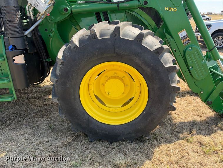 image for item FN3799 2015 John Deere 6125M MFWD tractor