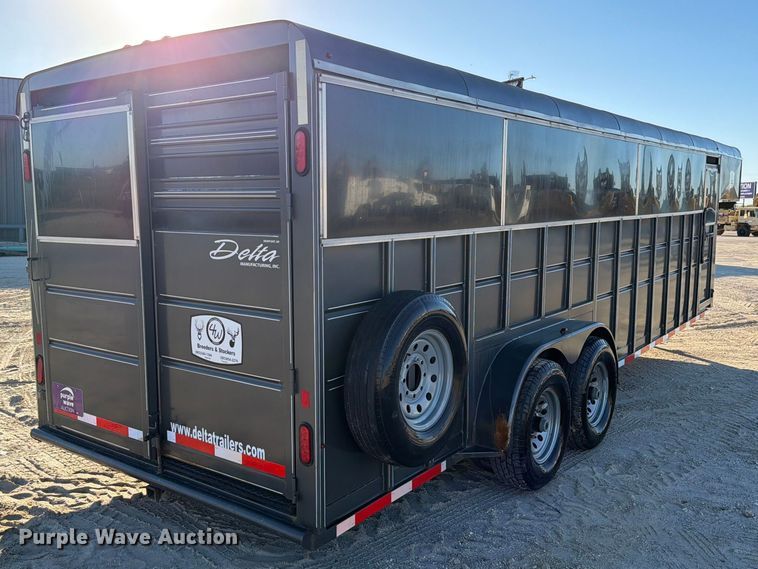 image for item FN3800 2017 Delta Manufacturing, Inc. livestock trailer