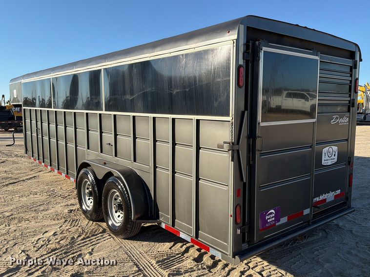 image for item FN3800 2017 Delta Manufacturing, Inc. livestock trailer