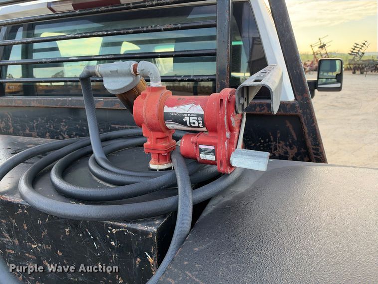 image for item FN3807 2021 GMC Sierra 3500 4X4 Crew Cab flatbed pickup truck