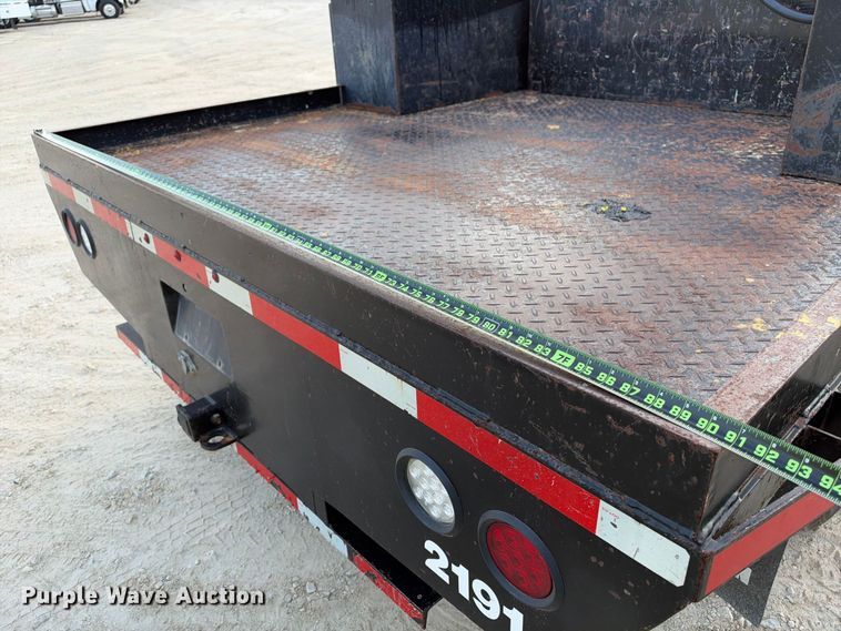 image for item FN3807 2021 GMC Sierra 3500 4X4 Crew Cab flatbed pickup truck