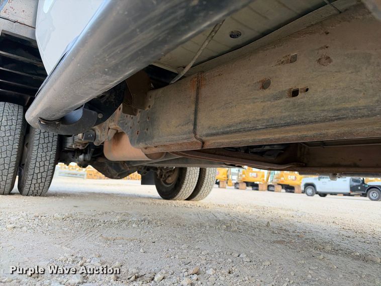 image for item FN3807 2021 GMC Sierra 3500 4X4 Crew Cab flatbed pickup truck