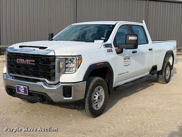 image for item FN3808 2022 GMC Sierra 2500 4X4 Crew Cab pickup truck