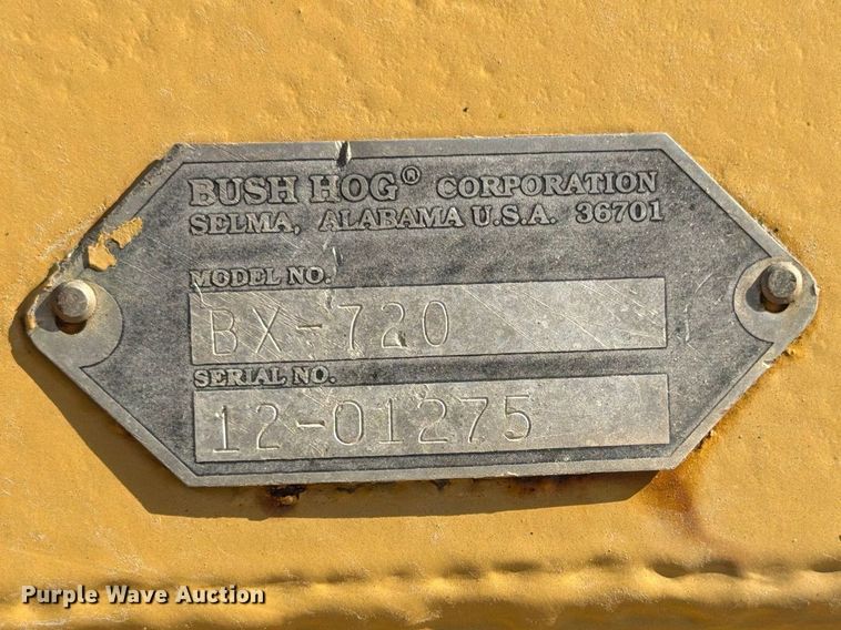 image for item FN3810 Bush Hog BX-720 box blade