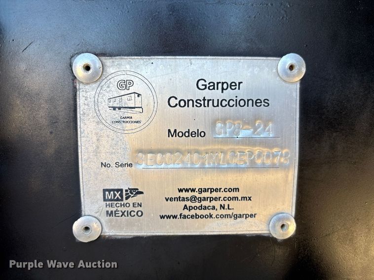 image for item FN3822 2020 Garper Construcciones GP8-24 mobile office trailer