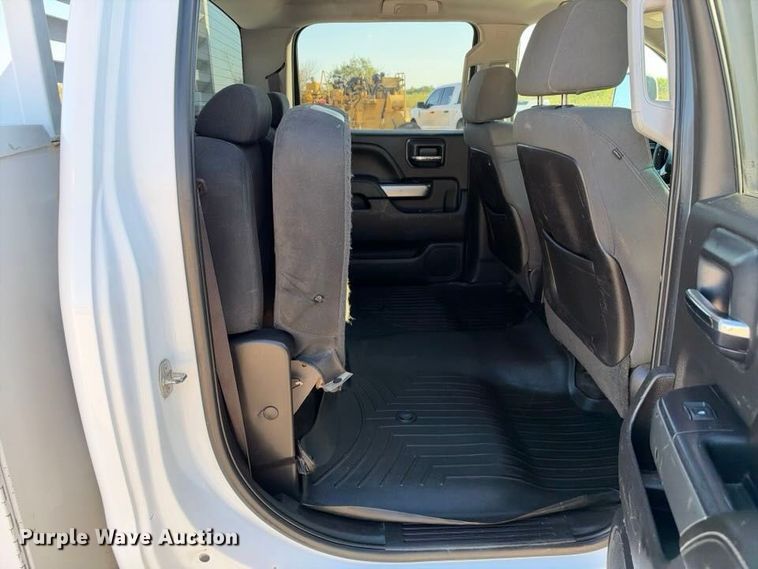 image for item FN3824 2015 Chevrolet Silverado 2500HD 4X4 Crew Cab utility bed pickup truck