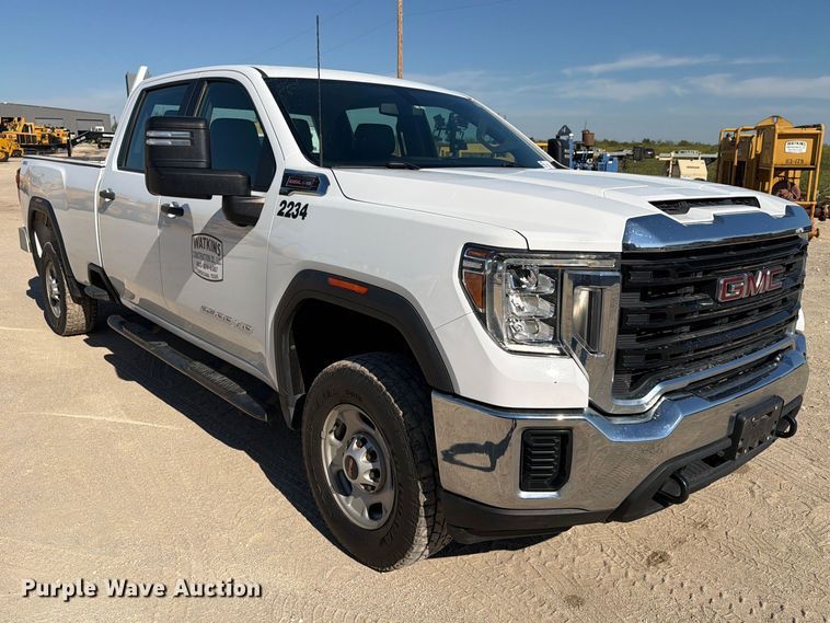 image for item FN3827 2022 GMC Sierra 2500HD 4X4 Crew Cab pickup truck