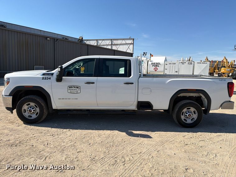 image for item FN3827 2022 GMC Sierra 2500HD 4X4 Crew Cab pickup truck