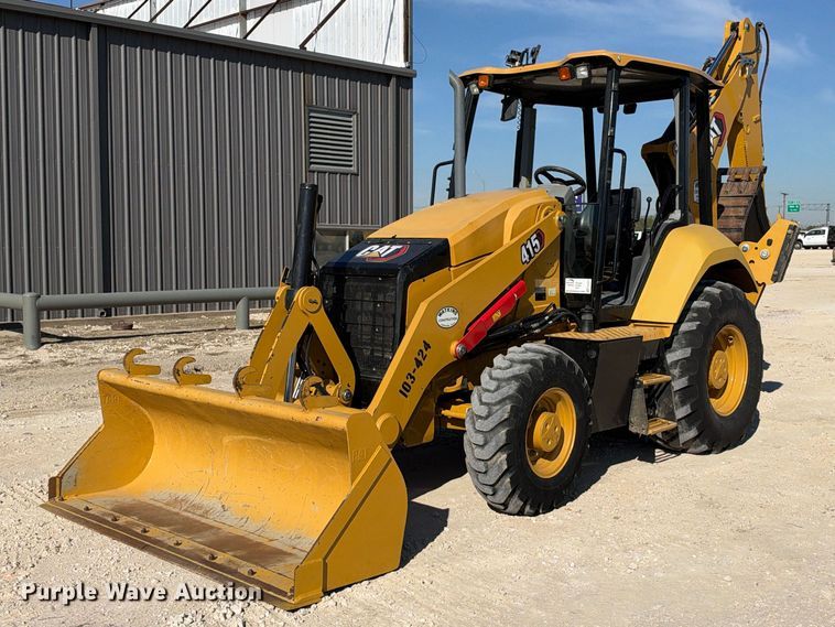 image for item FN3829 2022 Caterpillar 415 4X4 backhoe