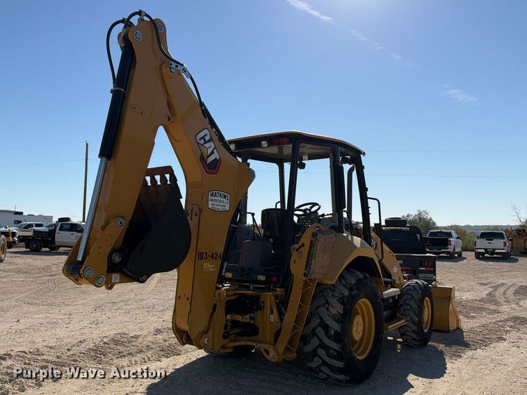 image for item FN3829 2022 Caterpillar 415 4X4 backhoe