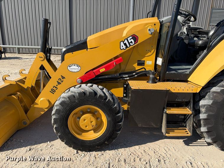 image for item FN3829 2022 Caterpillar 415 4X4 backhoe