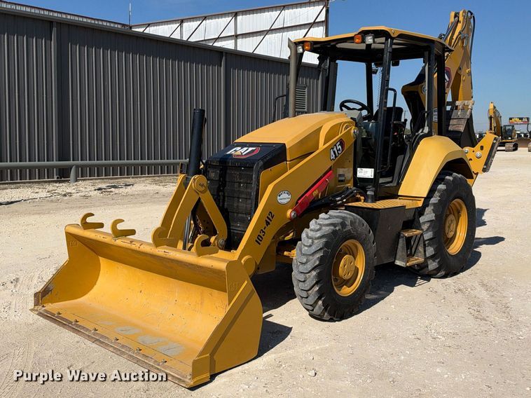 image for item FN3830 2022 Caterpillar 415 4X4 backhoe