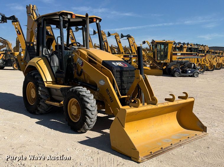 image for item FN3830 2022 Caterpillar 415 4X4 backhoe