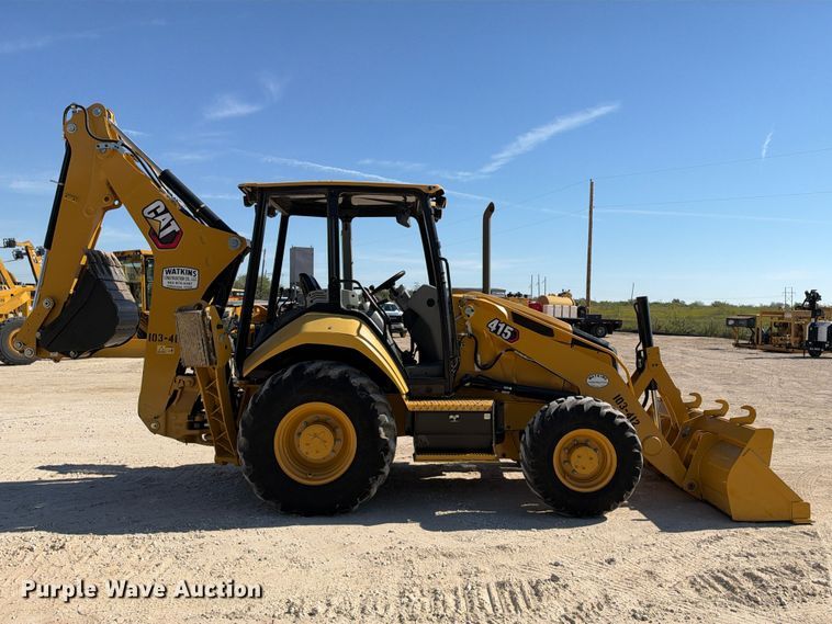 image for item FN3830 2022 Caterpillar 415 4X4 backhoe