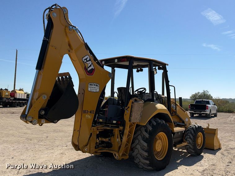 image for item FN3830 2022 Caterpillar 415 4X4 backhoe