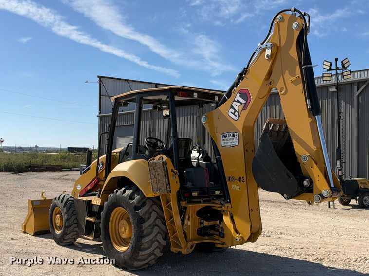 image for item FN3830 2022 Caterpillar 415 4X4 backhoe