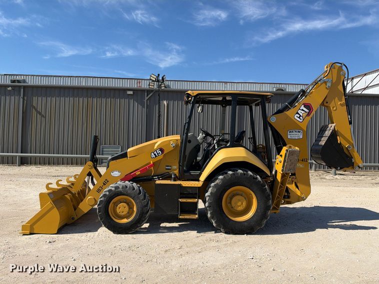 image for item FN3830 2022 Caterpillar 415 4X4 backhoe