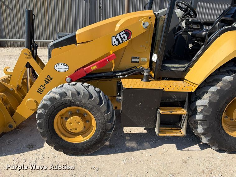 image for item FN3830 2022 Caterpillar 415 4X4 backhoe