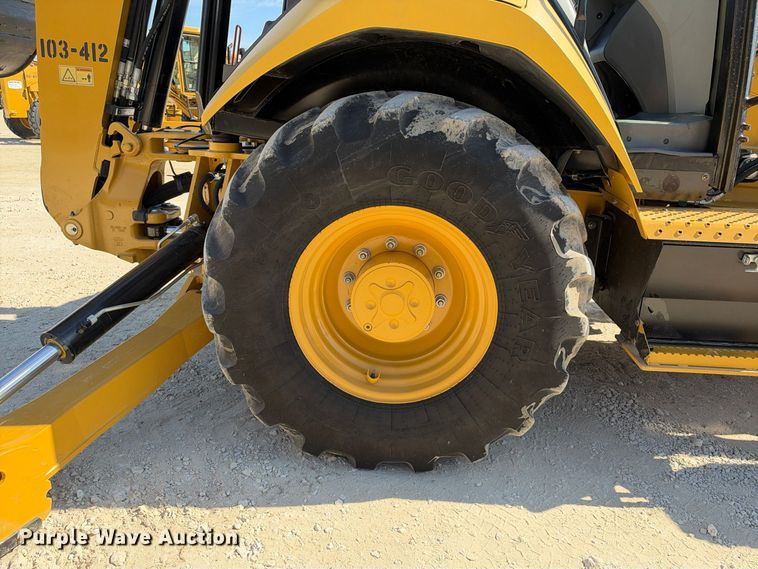 image for item FN3830 2022 Caterpillar 415 4X4 backhoe