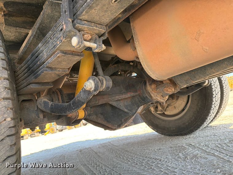 image for item FN3834 2021 GMC Sierra 3500HD 4X4 Crew Cab flatbed pickup truck